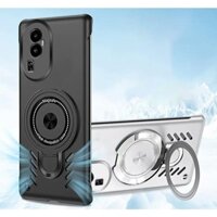Oppo Reno 10 Pro Plus + 5G Reno10ProPlus Reno10Pro + Vỏ cứng bằng nhựa cứng Làm mát chơi game không khung Chống sốc Mặt sau chống vân tay có giá đỡ vòng từ tính