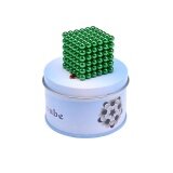 oppoing 222 Balls Magic Iron Puzzle Cube Magnetic Balls Puzzle Magnet Block Intelligence Development And Stress Relief(Silver) - intl