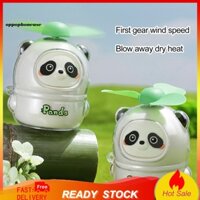 Oppophoneuse Gấu Trúc Quạt Cầm Tay Phong Cách Trung Hoa USB Sạc Quạt Mini Hoạt Hình Di Động Quạt Điện Có Lưỡi Mềm Quạt Bỏ Túi Cá Nhân Có Tiếng Ồn Thấp Cho Du Lịch Văn Phòng Nhà Ngoài Trời