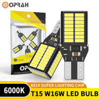 Oprah 2 Chiếc T15 W16W LED Siêu Sáng Bóng Đèn 4014 54SMD Bóng Đèn LED Ô Tô Bóng Đèn Thay Thế Đèn Đỗ Xe Đèn Đảo Chiều Đèn Biến Tín Hiệu Phụ Kiện Chiếu Sáng Ô Tô