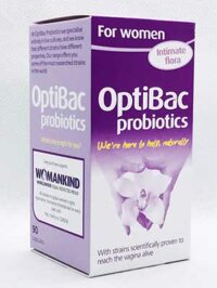 Optibac Probiotics for women 90 viên - men vi sinh chính hãng Anh khắc phục hiệu quả viêm nhiễm, nấm ngứa phụ khoa mẫu mới