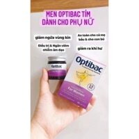 Optibac tím For Women 30v bổ sung lợi khuẩn chăm sóc vùng kín