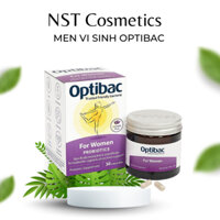 Optibac Tím Hộp 30v - Men Vi Sinh Phụ Khoa bổ sung lợi khuẩn chăm sóc vùng kín, bảo vệ sức khỏe