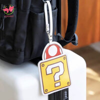 Optimal LIMIT Super Mario Bros ID Card Cover Máy bay Vali Tag Hoạt hình Nhân viên văn phòng