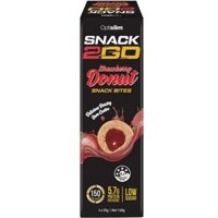 Optislim SNACK2GO Bites Bánh Donut Dâu Tây 4 X 35g