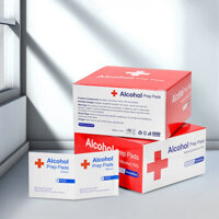 OPULA 200Pcs 75% Alcohol Disposable Disinfection Prep Swap Pads Antiseptic Skin Cleaning Wet Wipes Jewelry Watch Clean W