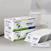 OPULA 50Pcs 11*15cm 75% Alcohol Disposable Disinfection Prep Swap Pads Skin Cleaning Wet Wipes Jewelry Watch Clean Wipe