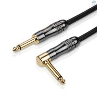 [Opvn] Cáp máy nghe nhạc IVU Creator 3m / 9,8ft Dây cáp nhạc cụ Studio có đầu nối thẳng đến góc phải 1 / 4 Inch cho loa trộn âm trầm đàn Guitar điện Micropho