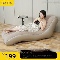 OQHR Ghế Sofa Bơm Hơi Tự Động Lưu Trữ Điện Cho Người Lười Sofa Tiện Lợi Nệm Bơm Hơi Cắm Trại Dã Ngoại Giường Sofa Không