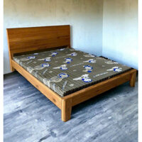 Ora Oak - 1m2 x 2m : Giường Ngủ Gỗ Sồi Panel - Tự Nhiên