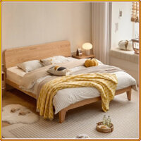 Ora Oak - Nệm 1m2 x 2m : Giường Ngủ Gỗ Sồi