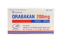 Orabakan 200 - Hộp 10 vỉ x 10 viên nang cứng - Mipharco (Cefixim 200mg)
