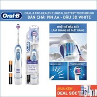 [ORAL-B] Bàn Chải Đánh Răng Tự Động ORAL-B Pro-Health Clinical - Đầu 3DWhite - Dùng pin AA