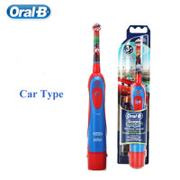 Oral B Kids Electric Toothbrush Soft Bristle Battery Power Supply Gum Care Replaceable Brush Head 2 Minutes Timer Teeth Brush - Car design