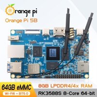 Orange Pi 5B phiên bản 8GB RAM 64GB eMMC