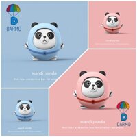 (Order 17 ngày) Case bảo vệ Airpods Pro/1/2/3 gấu panda phi hành gia xanh hồng ZRSTAR