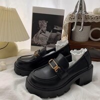 (ORDER 20 Ngày) Giày Oxford Nữ Có Khoá , Cao 6cm