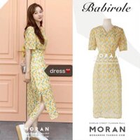 [ORDER 7-10D] VÁY MORAN MAXI HOA NHÍ XẺ SƯỜN 👗 *