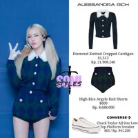 [ORDER] Áo cardigan quả trám Alessandra Rich giống Somi và Rosé BLACKPINK