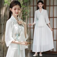 [Order] Áo cổ trang kiểu trung hoa trung quốc hán phục ngồi thiền