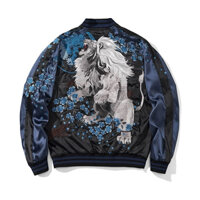 Order Áo Khoác bomber sukajan jacket 2 mặt thêu Lion 2025