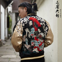 Order Áo khoác bomber sukajan jacket 2 mặt thêu × kiểu nhật