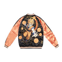 Order Áo khoác bomber sukajan jacket 2 mặt thêu songoku