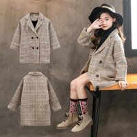 ORDER Áo khoác dạ bé gái 8 tuổi phong cách hàn quốc - Áo khoác len mùa đông cho bé gái siêu hot 2020 hàng Quảng Châu