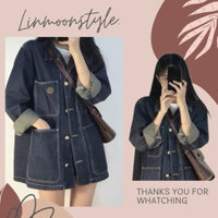 [ORDER] Áo khoác vải bò mỏng phù hợp mùa thu , mua 2 giảm 10k