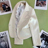 (ORDER) Áo Khoác Vest Blazer Nữ Dáng Ngắn Tay Dài Hàng QC Có Ảnh Thật