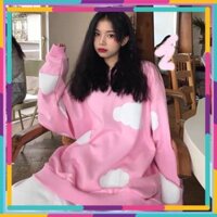 [ORDER] ÁO SWEATER FORM RỘNG MÀU HỒNG CLOUD SIÊU CUTE (ẢNH THẬT CUỐI) - ORDER 10 NGÀY - Có ảnh thật