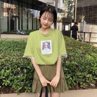 [ORDER] Áo thun phối voan in hình hàng Quảng Châu