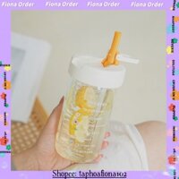 🍓[ORDER] BÌNH NƯỚC IN HÌNH TRÁI CÂY TRONG SUỐT