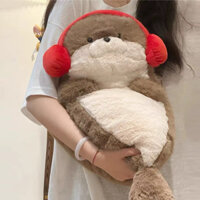 [ORDER CHÍNH HÃNG] Rái cá nhồi bông đáng yêu có đeo tai nghe 🦦 gấu bông mê ngủ 😴
