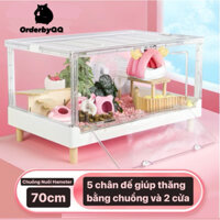 ORDER Chuồng Lồng Mica Trong Suốt Hamster Kích Thước 70