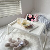 [ORDER - CÓ ẢNH THẬT] BÀN HỌC/BÀN ĂN GẤP GỌN MÀU TRẮNG HÀN QUỐC