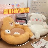 [Order] Đệm ngồi bệt hình thú nằm ngửa siêu đáng yêu tựa ghế sofa có chống trượt decol nhà phòng khách hàng QCCC