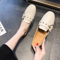 (ORDER) Dép sục nữ khoá gài đinh tán BIG SIZE 35-43 - Ảnh thật