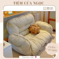 [ORDER] Ghế sofa lười tựa lưng, ghế nằm thư giãn, ghế đệm tatami giường đơn phong cách đơn giản& hiện đại