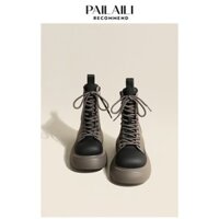[ORDER] Giày Bốt Nữ Cổ Ngắn Giày BOOT Ulzzang Martin Nữ Phong Cách Anh
