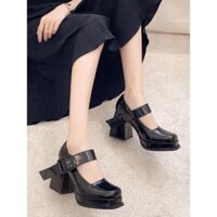 (ORDER) Giày cao gót đế to retro cao 9cm - US687 ;