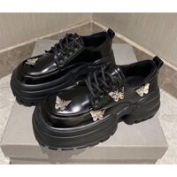 (ORDER) GIÀY OXFORD BƯƠM BƯỚM ĐẾ CAO