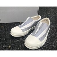 [Order] Giày RickOwen Slip On xanh xám phản quang