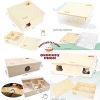 [ORDER] Hầm chui hầm trú ẩn mê cung gỗ cho hamster