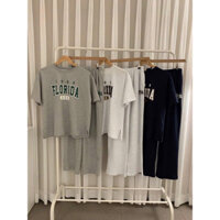 (order Hàn) Set thun quần dài Florida Hàn Quốc
