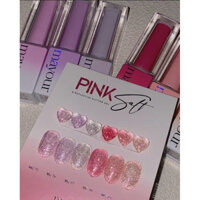 [Order] Mayour - Tách lẻ sơn syrup nhũ flash Pink Salt 6 chai (MG75 ~ M 80)
