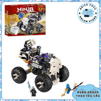 [Order] Mô hình lắp ráp Ninjago pilot LELE 58433 - Đồ chơi xếp hình lắp ghép xe xương Garmado