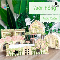 ORDER Nhà Gỗ Trang Trí Chuồng Hamster Phong Cách