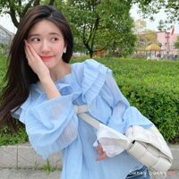 Order nhắn trước- Áo sơ mi voan bèo Quảng Châu- Tikbook Store