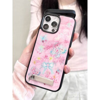 [Order] Ốp lưng hồng hoạ tiết nơ viền đen xinh xắn chính hãng Coditto 🎀